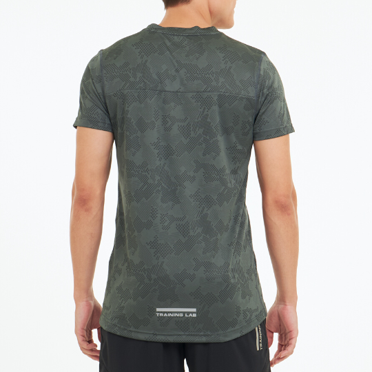 TL Distance T-Shirt เสื้อกีฬาทรงคอวี (เขียว)