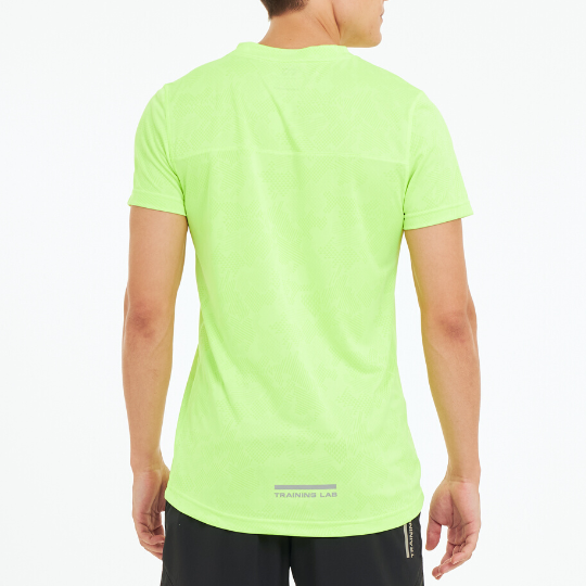 Physical Distance Shirts TL Distance T-Shirt เสื้อกีฬาทรงคอวี (YELLOW)