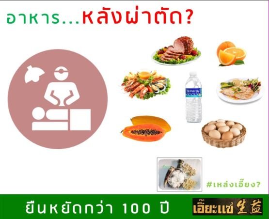 หลังผ่าตัด ทานอะไรดี หลังผ่าตัด ทานอะไรดี