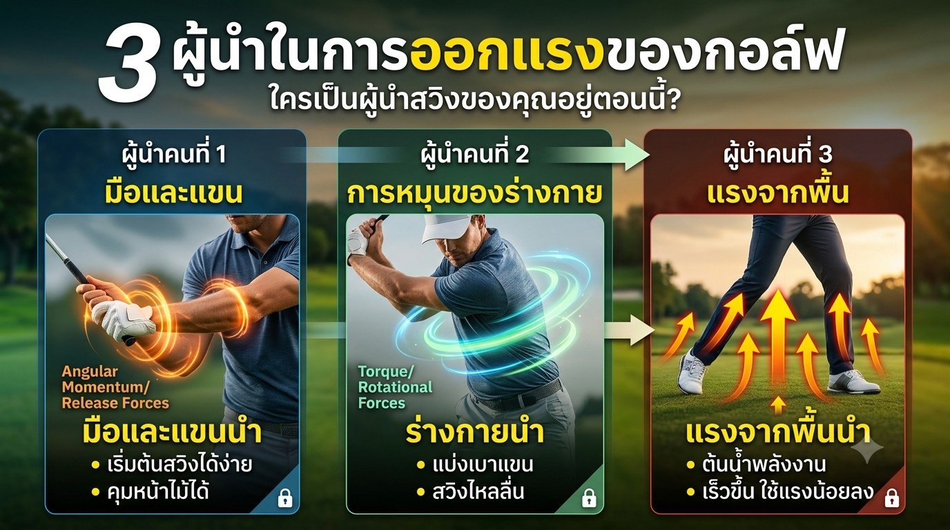 การออกแรงของกอล์ฟ