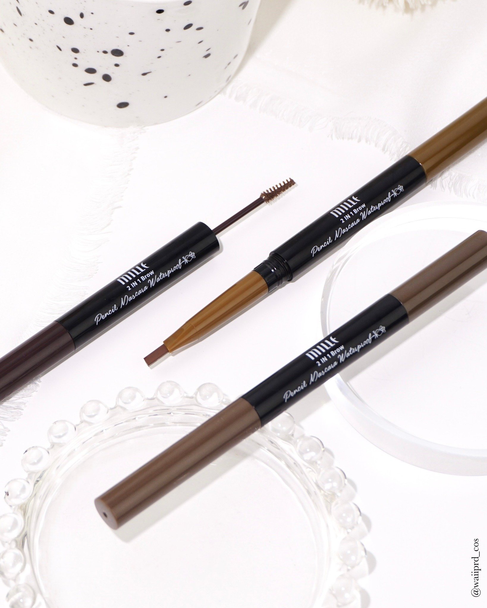 ชอบมากดินสอเขียนคิ้ว MILLE 2IN1 Brow Pencil Mascara Waterproof ชอบมากดินสอเขียนคิ้ว MILLE 2IN1 Brow Pencil Mascara Waterproof