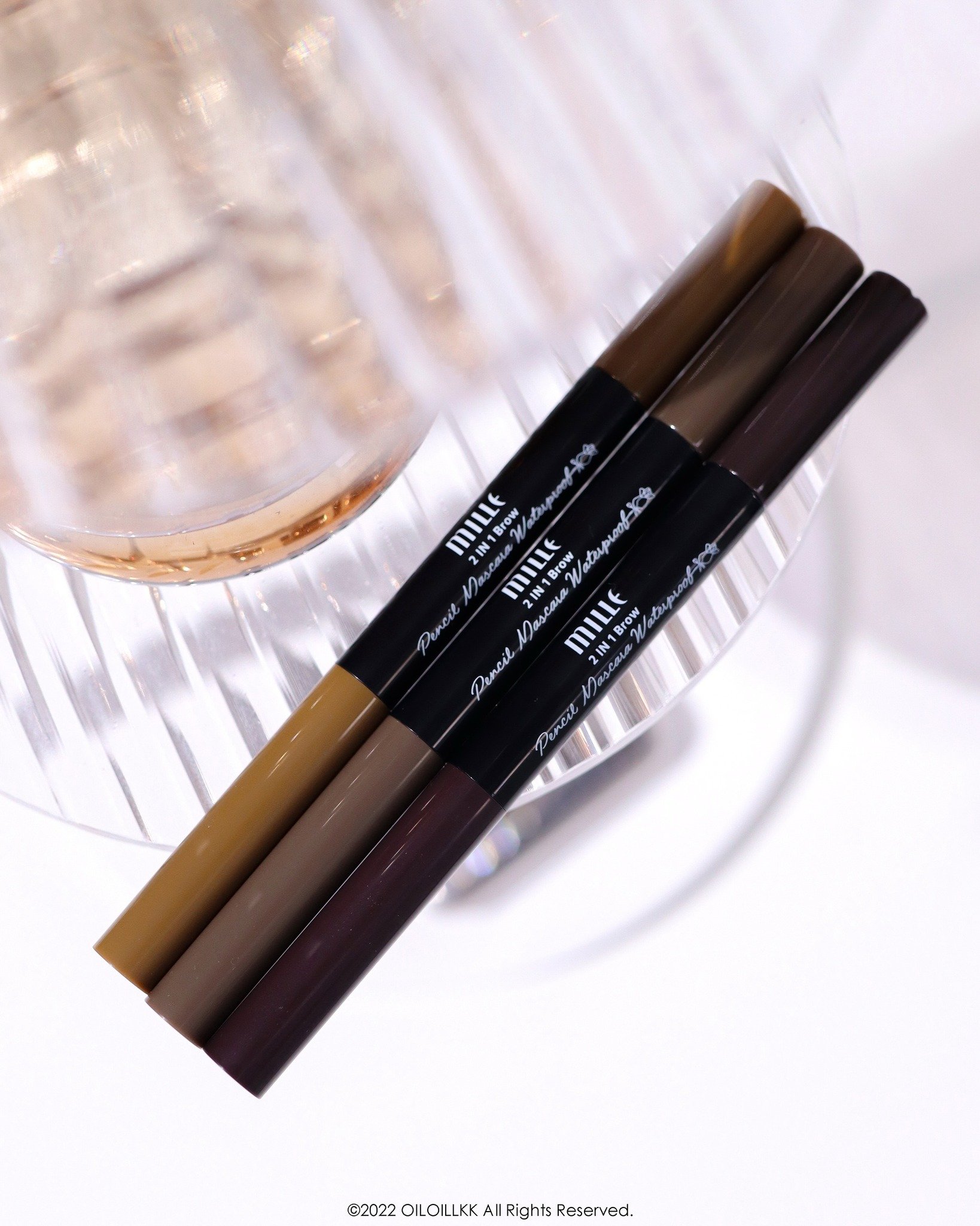 ~ 2 in1 brow pencil mascara waterproof ดินสอเขียนคิ้ว Mille ~ 2 in1 brow pencil mascara waterproof ดินสอเขียนคิ้ว Mille