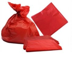 garbage bag infected red