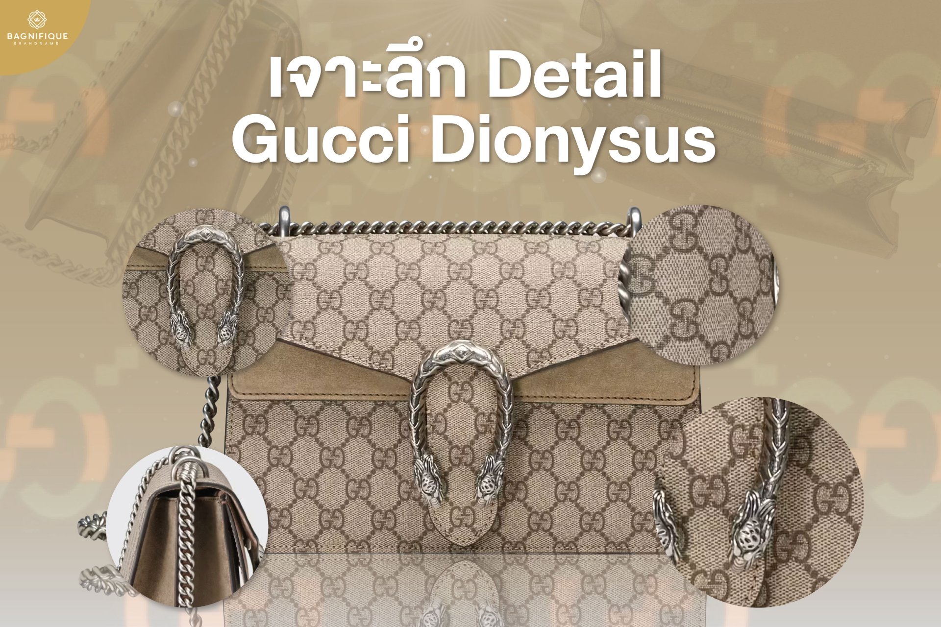 เจาะลึก Detail Gucci Dionysus