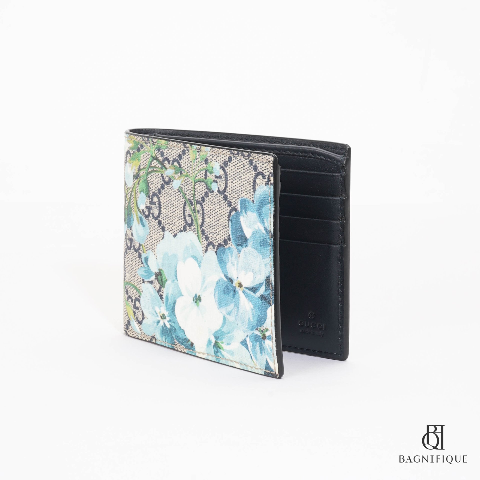 Gucci blue flower wallet 2025