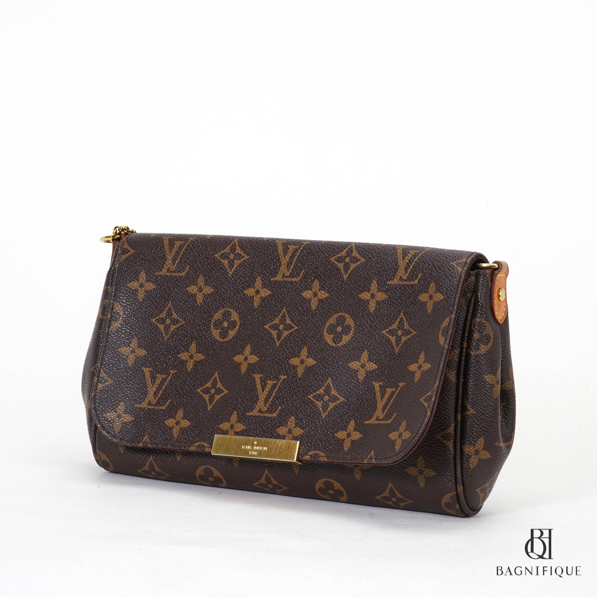 LOUIS VUITTON FAVORITE PM BROWN MONOGRAM CANVAS GHW