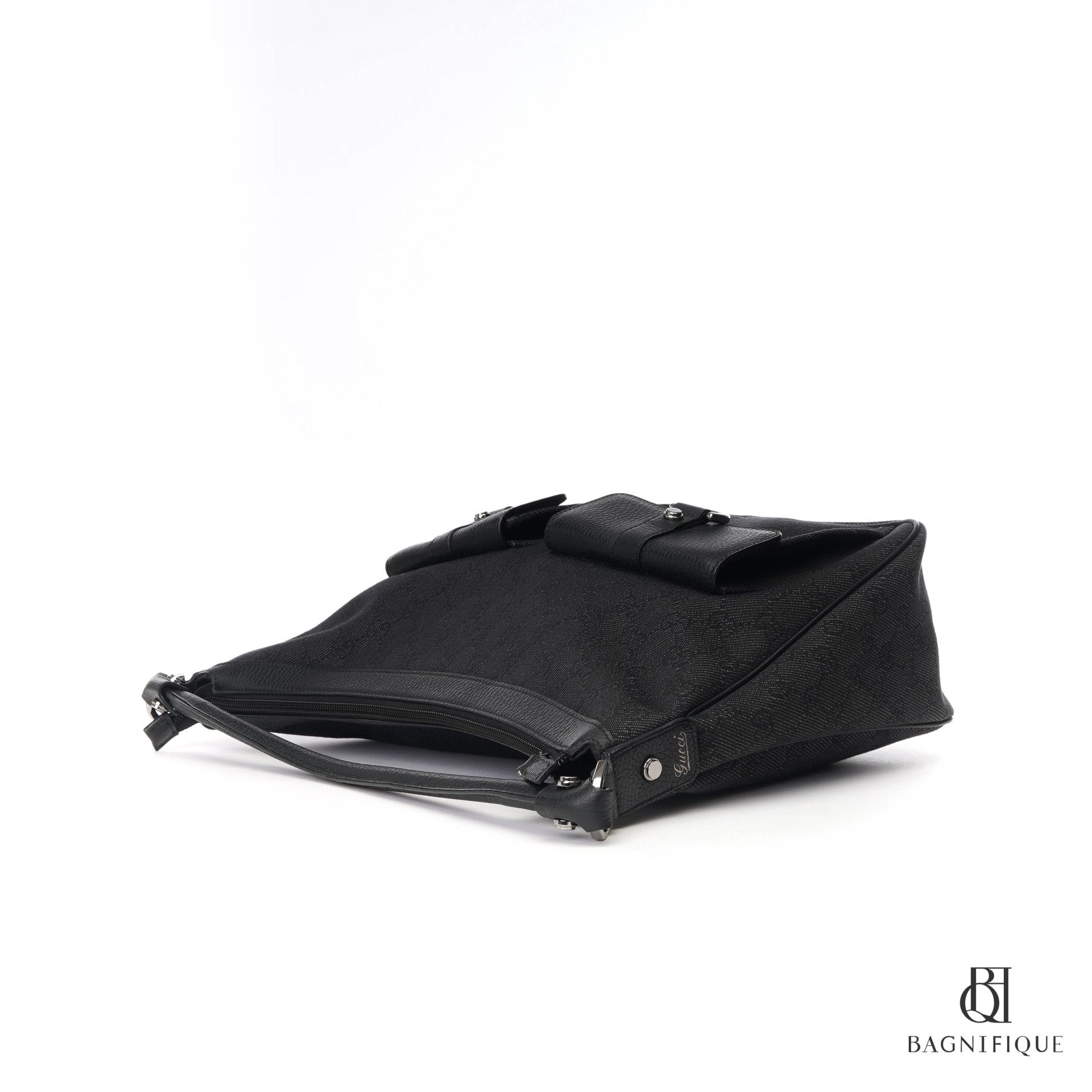 Gucci black hotsell monogram tote