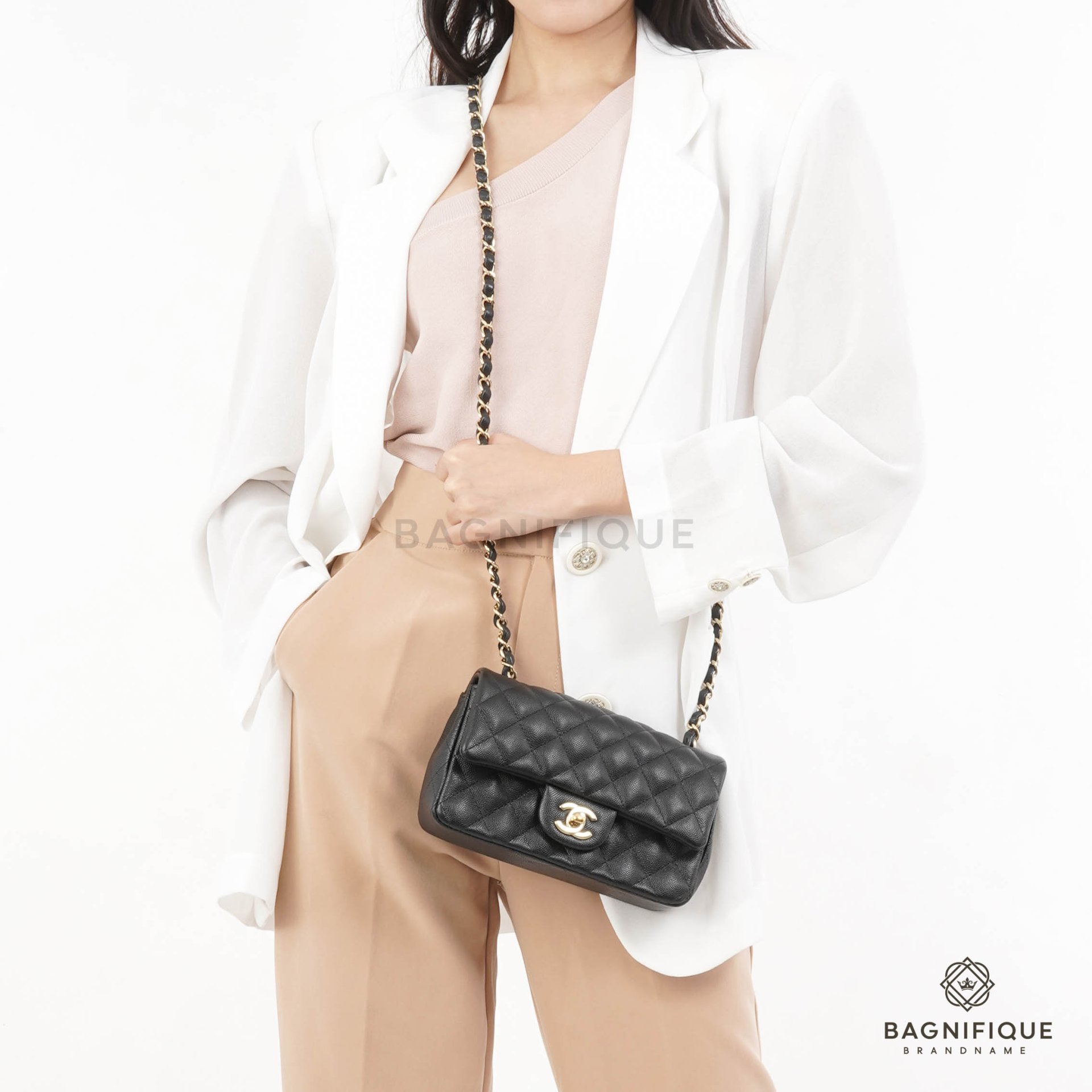 Chanel classic mini 8 caviar Clearance