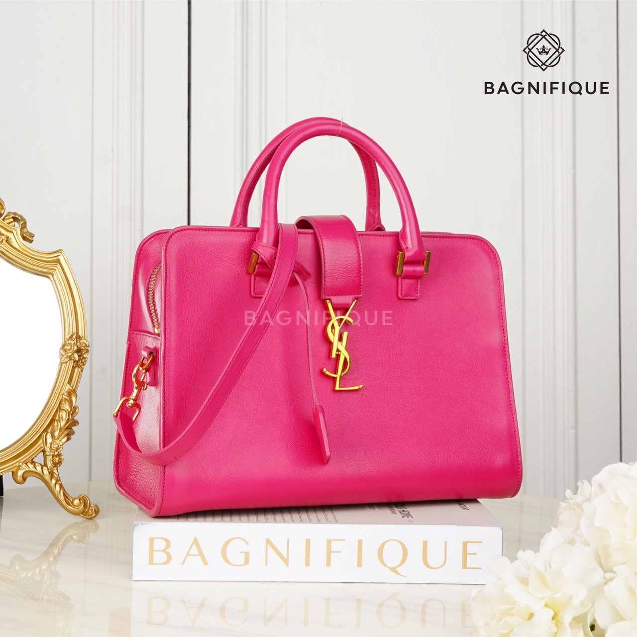 Ysl hot best sale pink bag