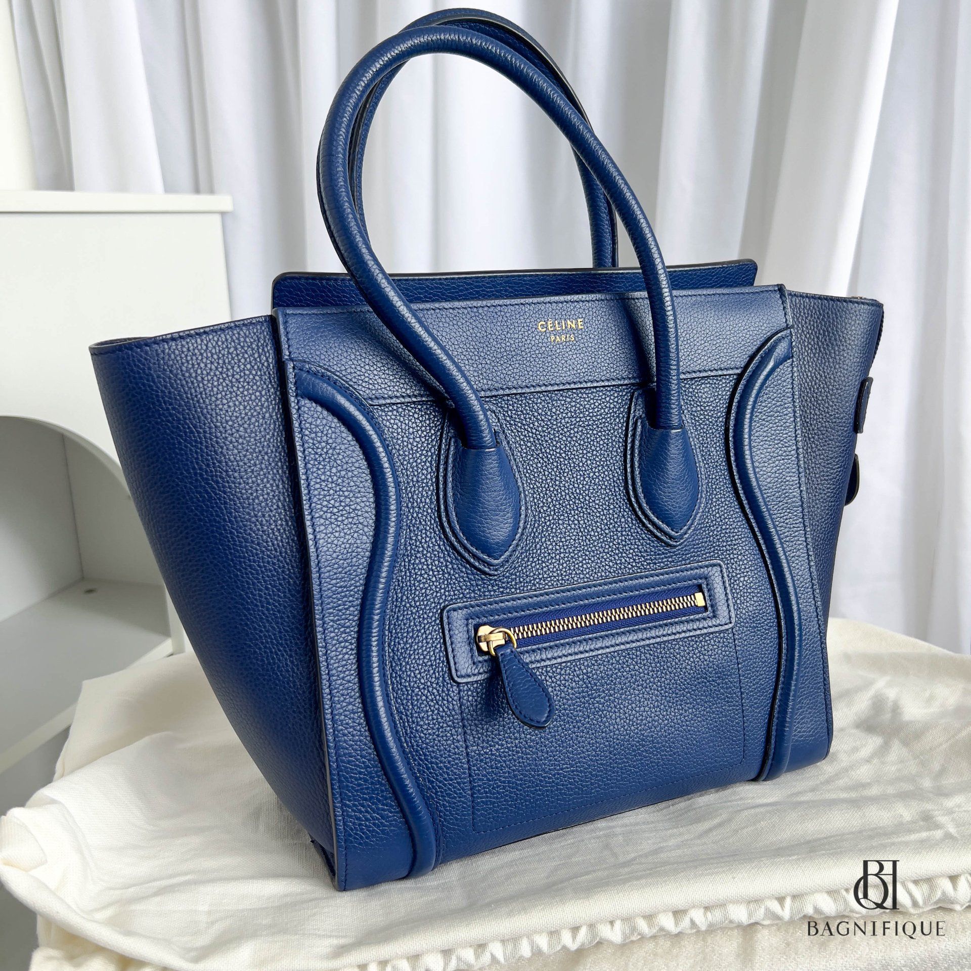 Celine micro hotsell luggage blue