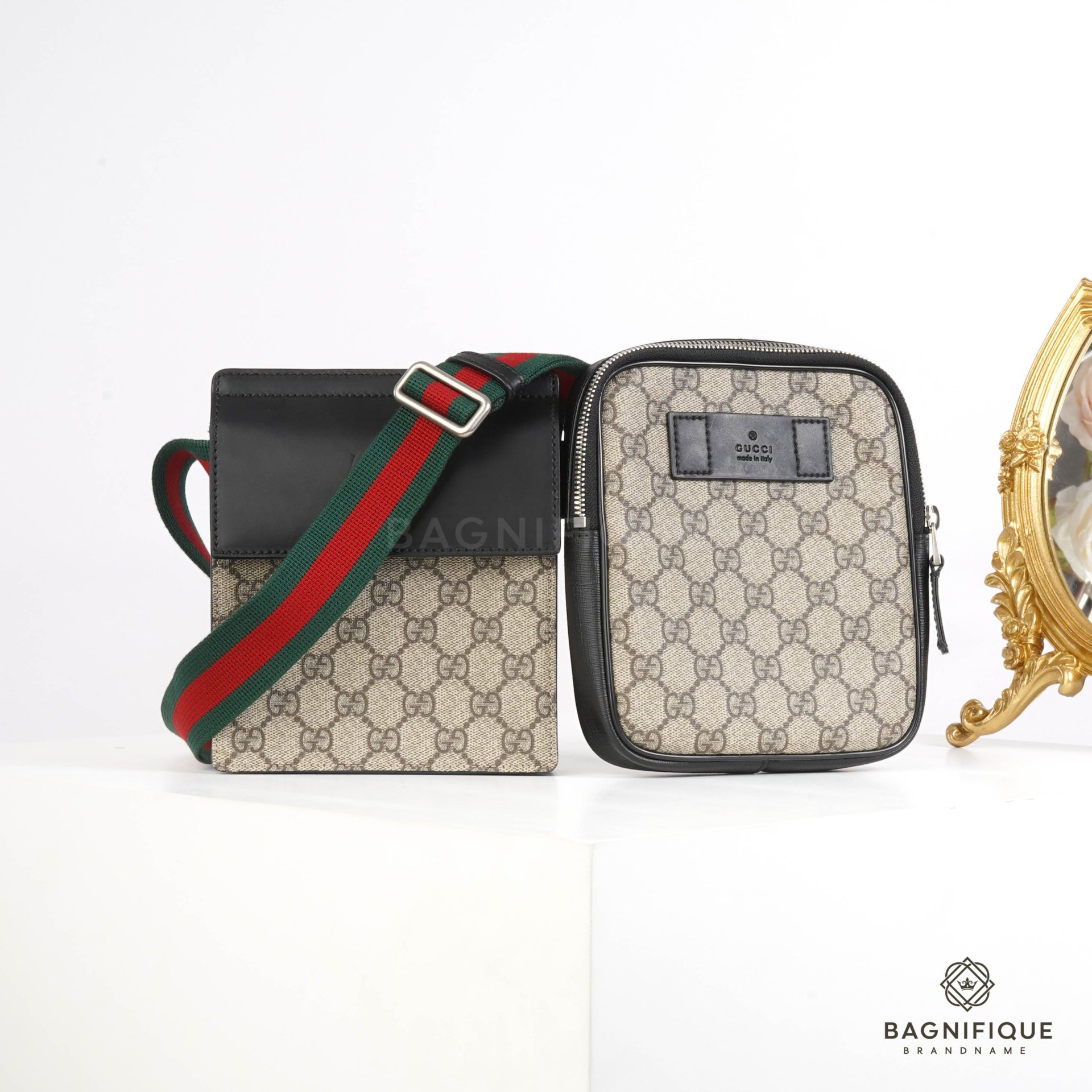 Gucci two sale pouch belt bag