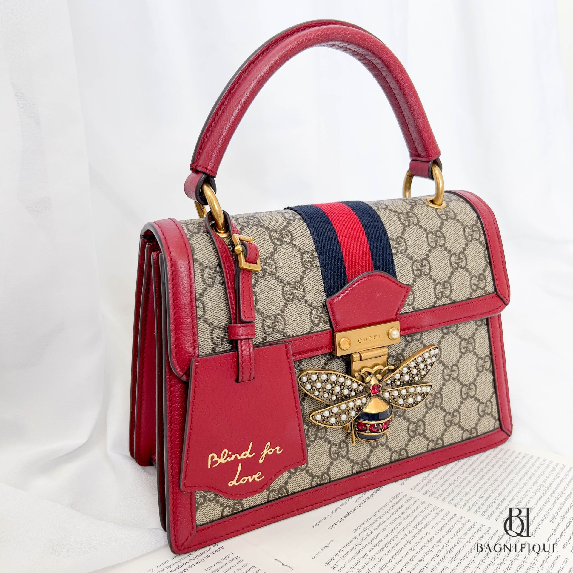 Gucci queen shop margaret red