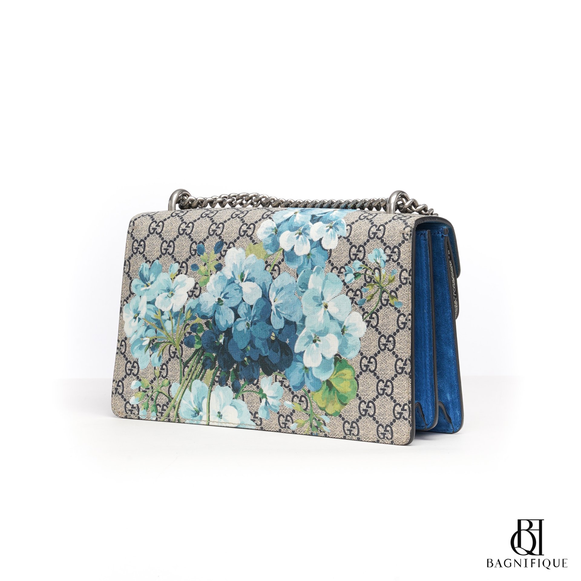 Gucci purse clearance blue flowers