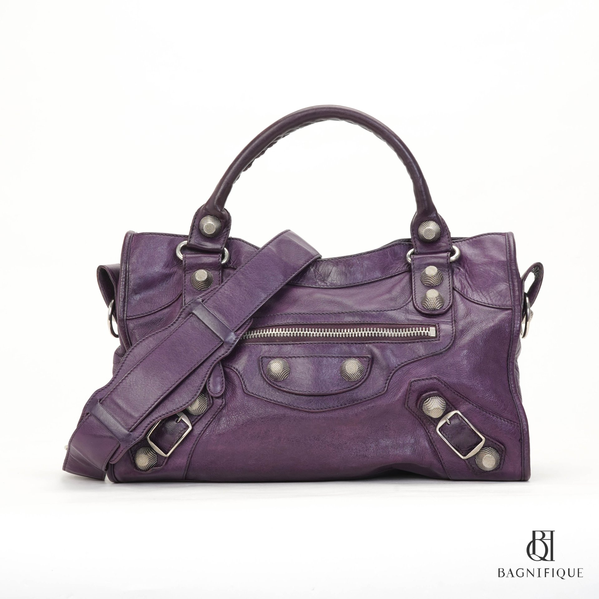 Balenciaga city online purple