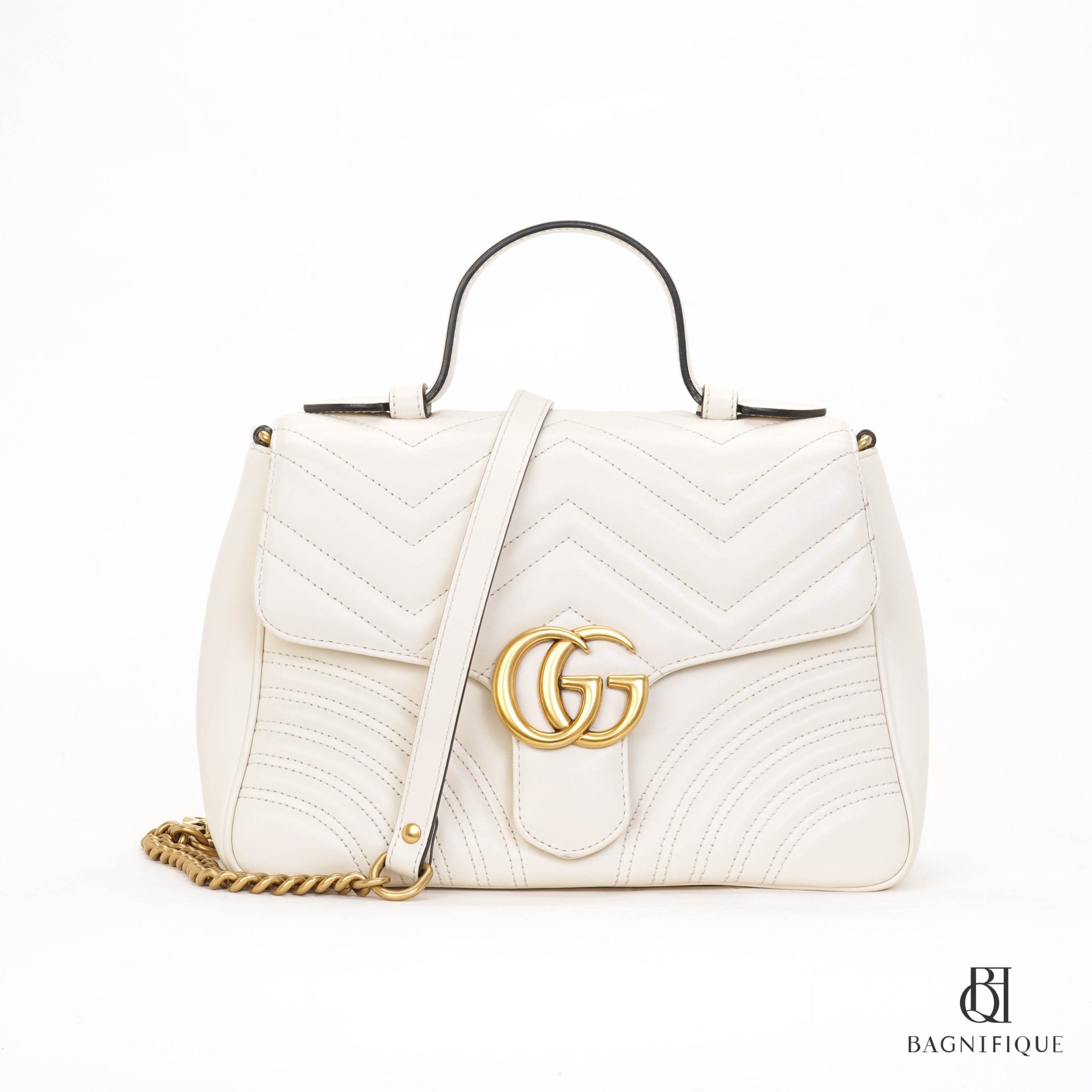 Gucci marmont discount top handle small