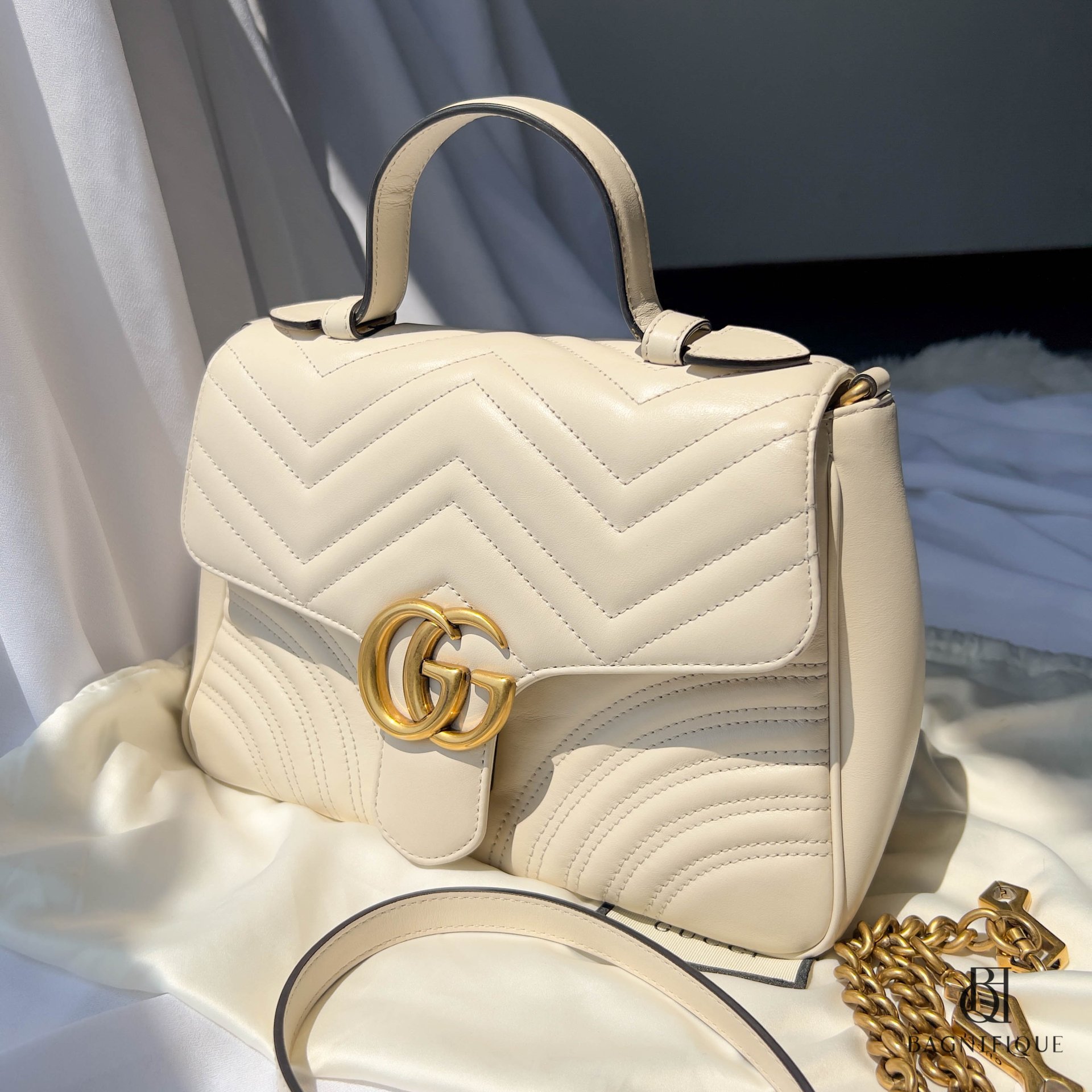 Gucci gg marmont online top handle