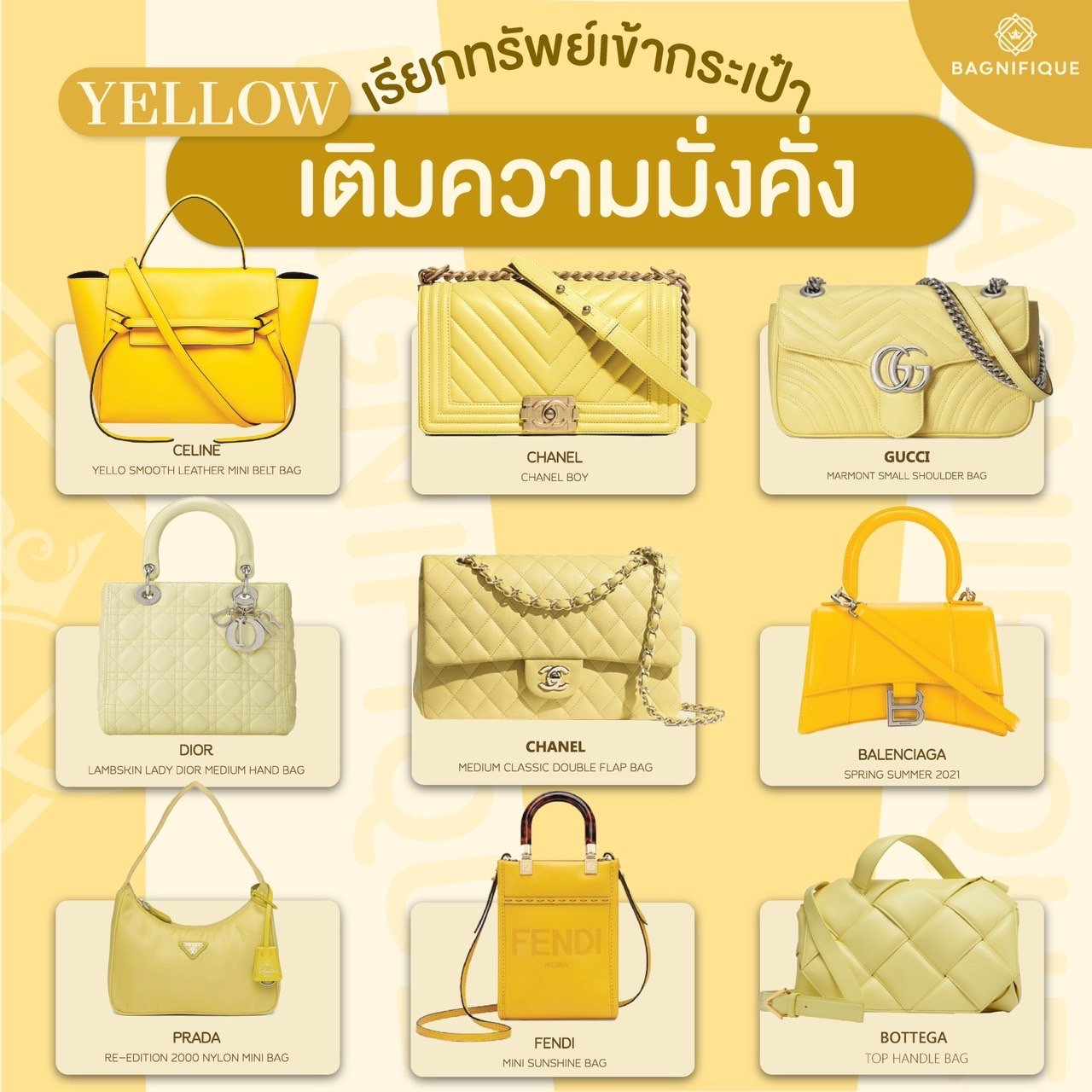 กระเป๋าสีเหลืองแห่งความมั่งคั่ง