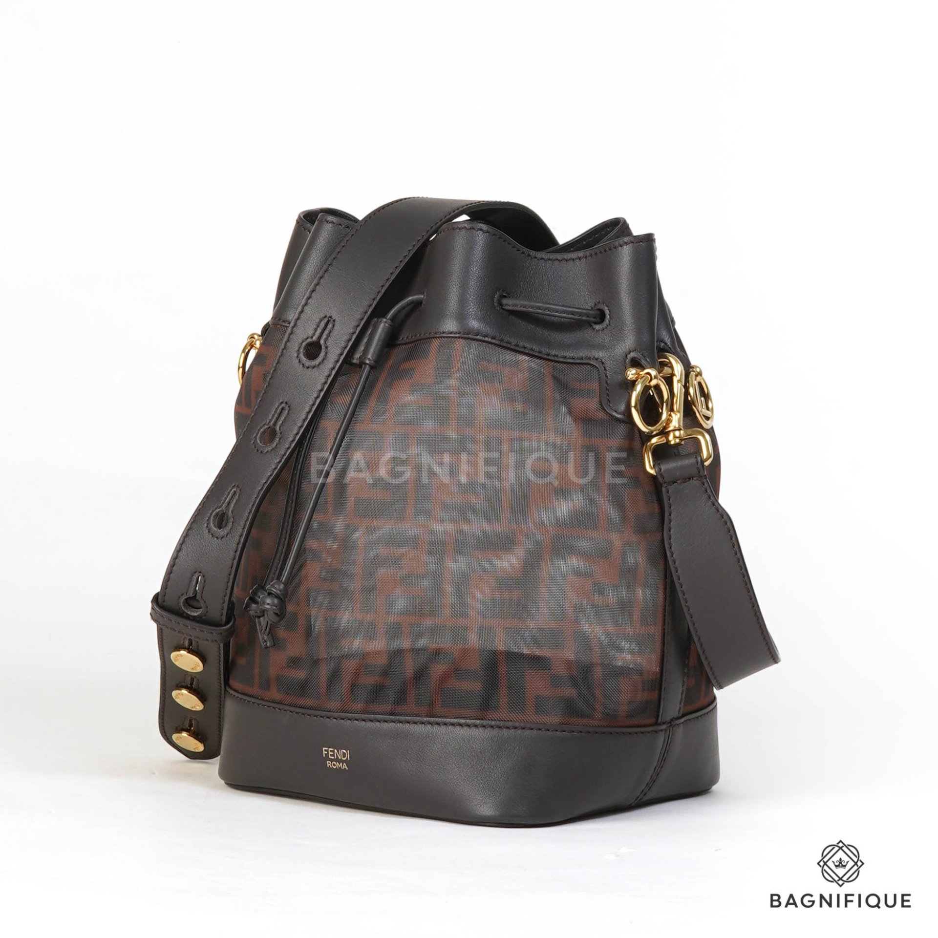 FENDI MONTRESOR SMALL BLACK CALF GHW