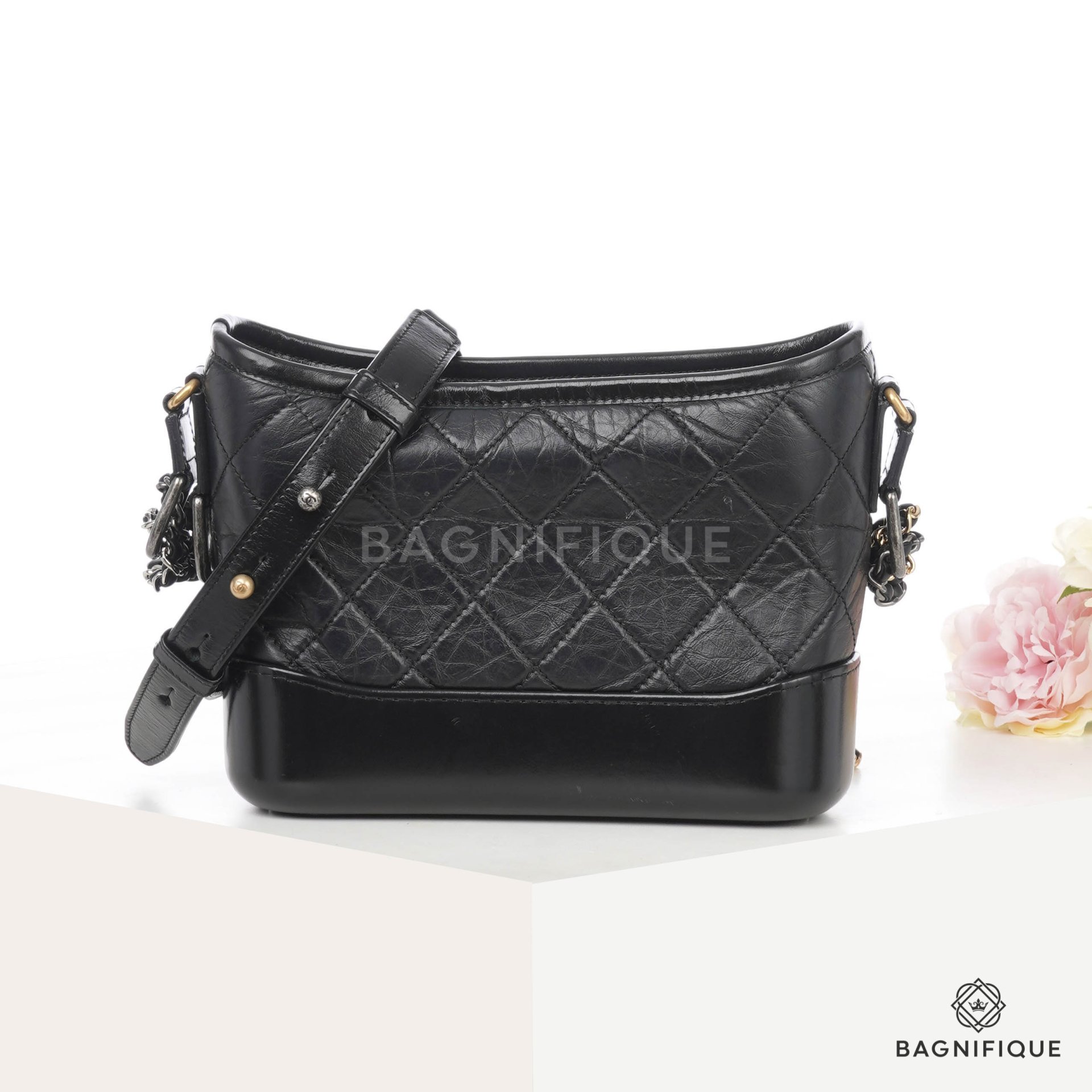 Chanel gabrielle small outlet black