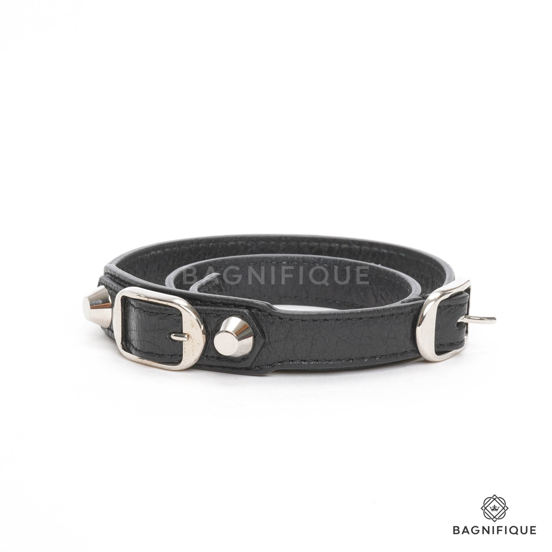 SASOM | accessories Balenciaga Bracelet In Leather With Gold Metal Blue  Check the latest price now!