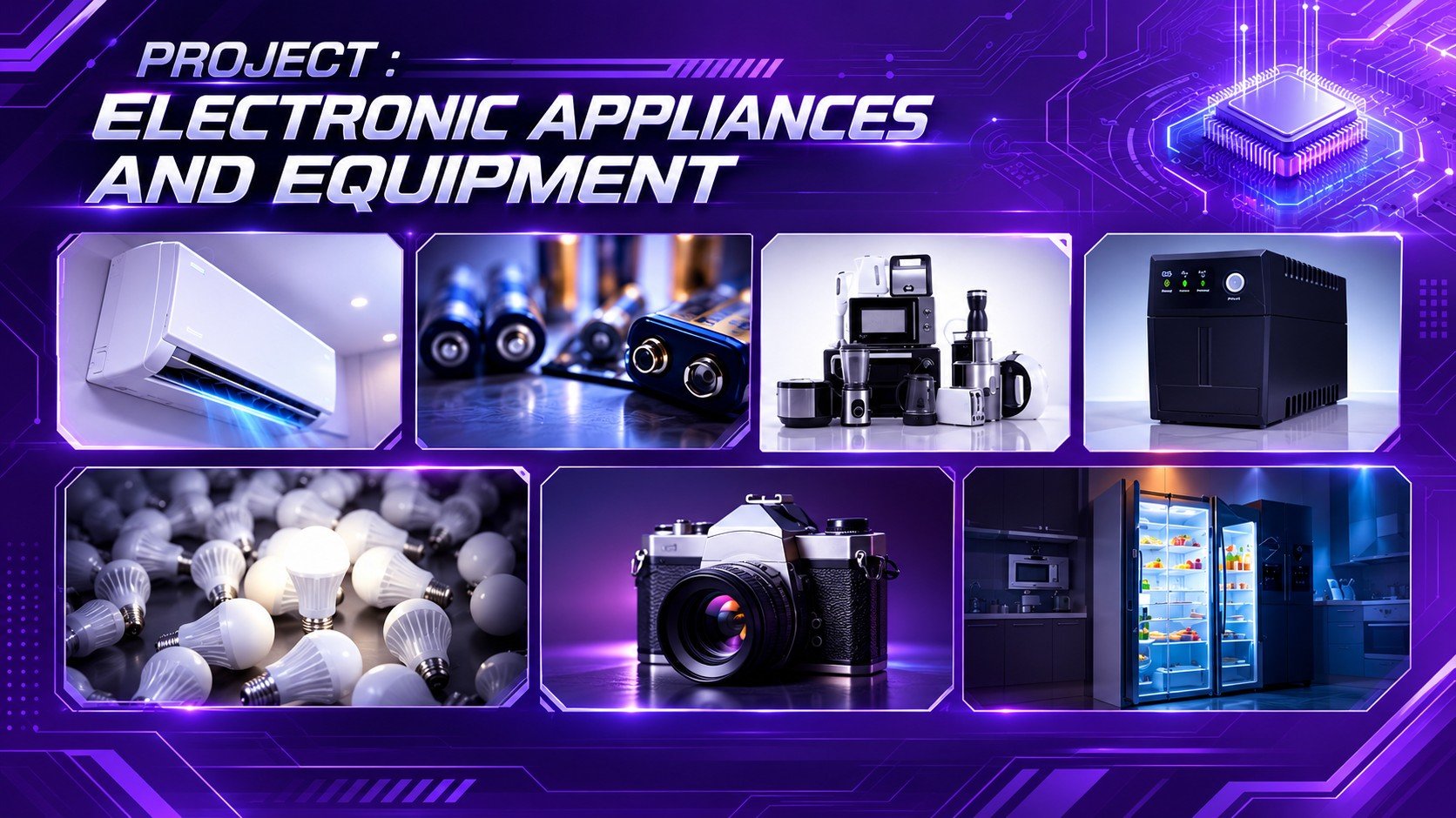 Project: Electronic Appliances and Equipments industry project 