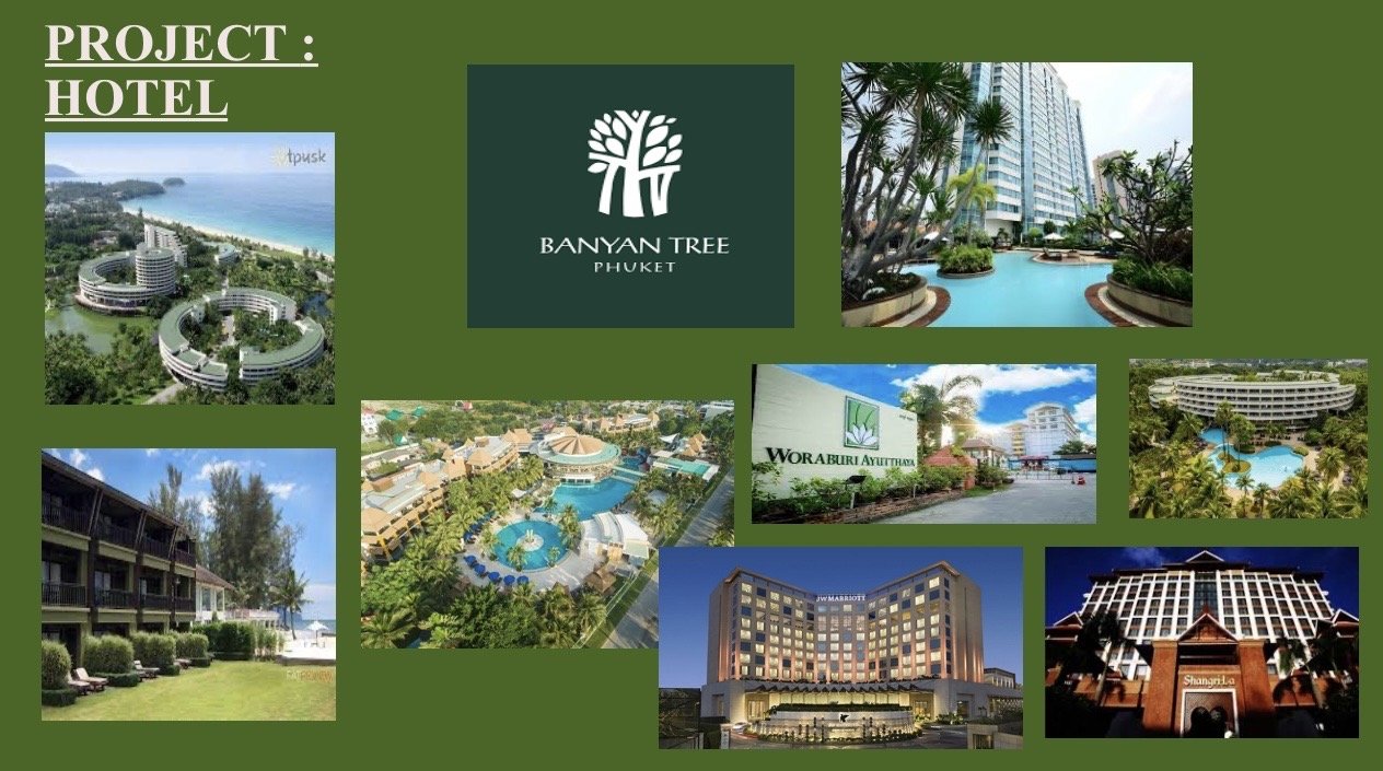 โครงการอ้างอิงในกลุ่มงานโรงแรม (Brand: TOYO) 