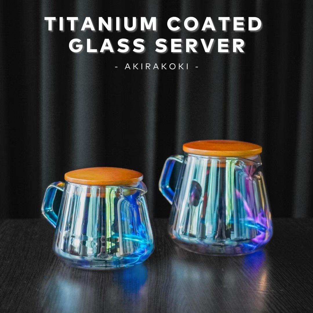 Akirakoki Titanium Coated Glass Server