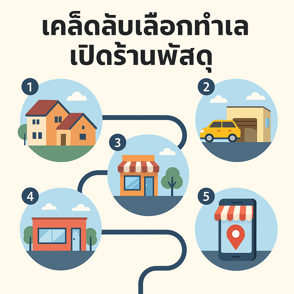 5 ทำเลทองสำหรับเปิดร้านพัสดุ