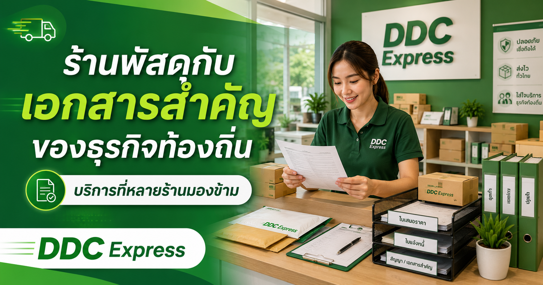 ร้านพัสดุกับเอกสารสำคัญของธุรกิจท้องถิ่น บริการที่หลายร้านมองข้าม