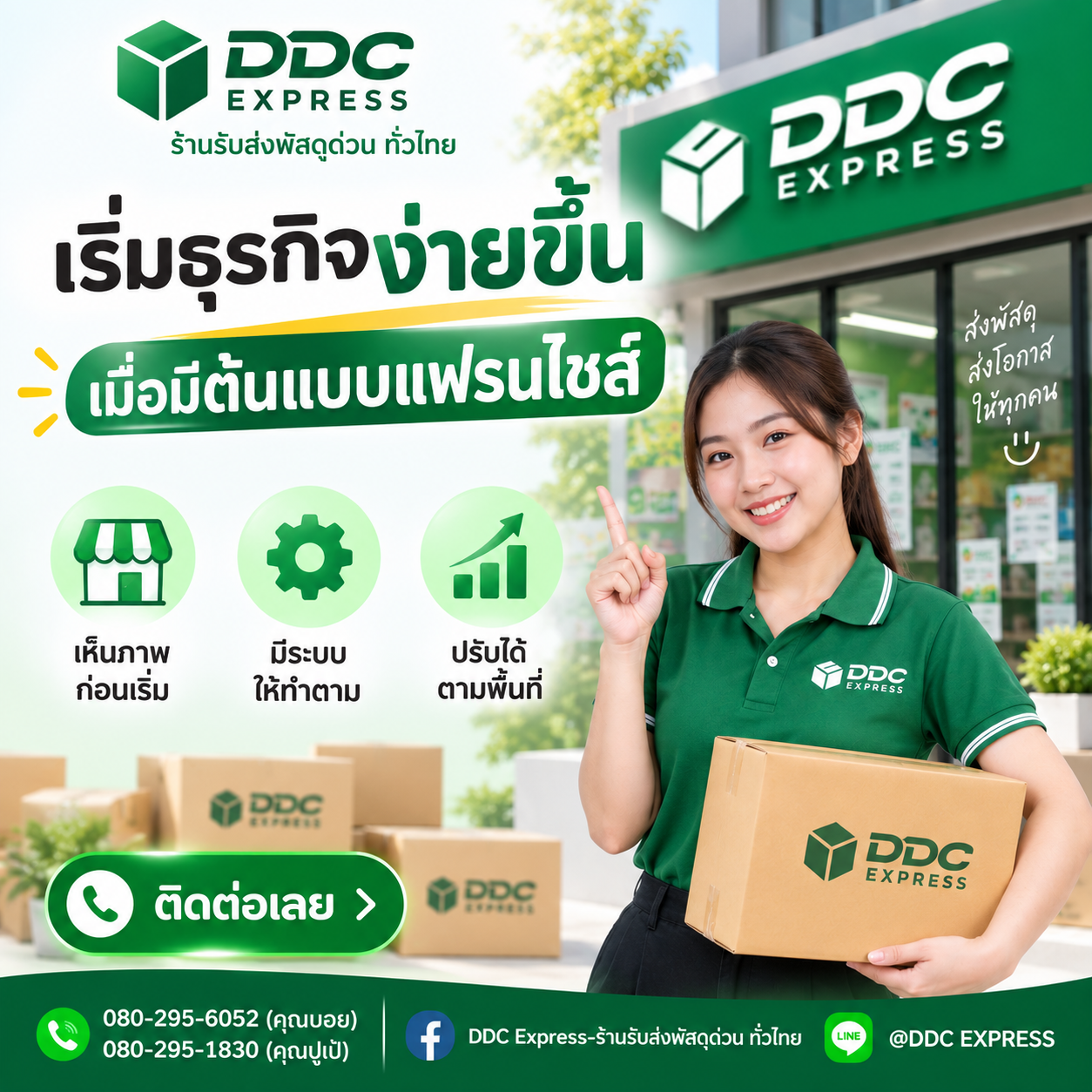 เริ่มธุรกิจง่ายขึ้น เมื่อมีต้นแบบแฟรนไชส์