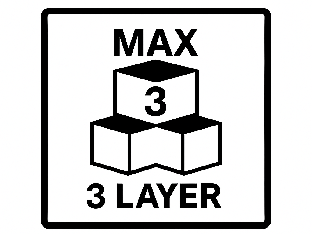 เครื่องหมายวางสินค้าทับซ้อนกันได้ (MAX . . LAYER) คืออะไร?