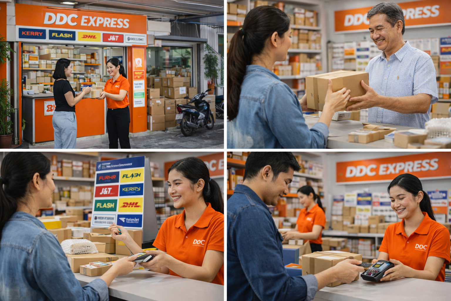 ลูกค้าเลือกใช้ร้านพัสดุจากอะไร