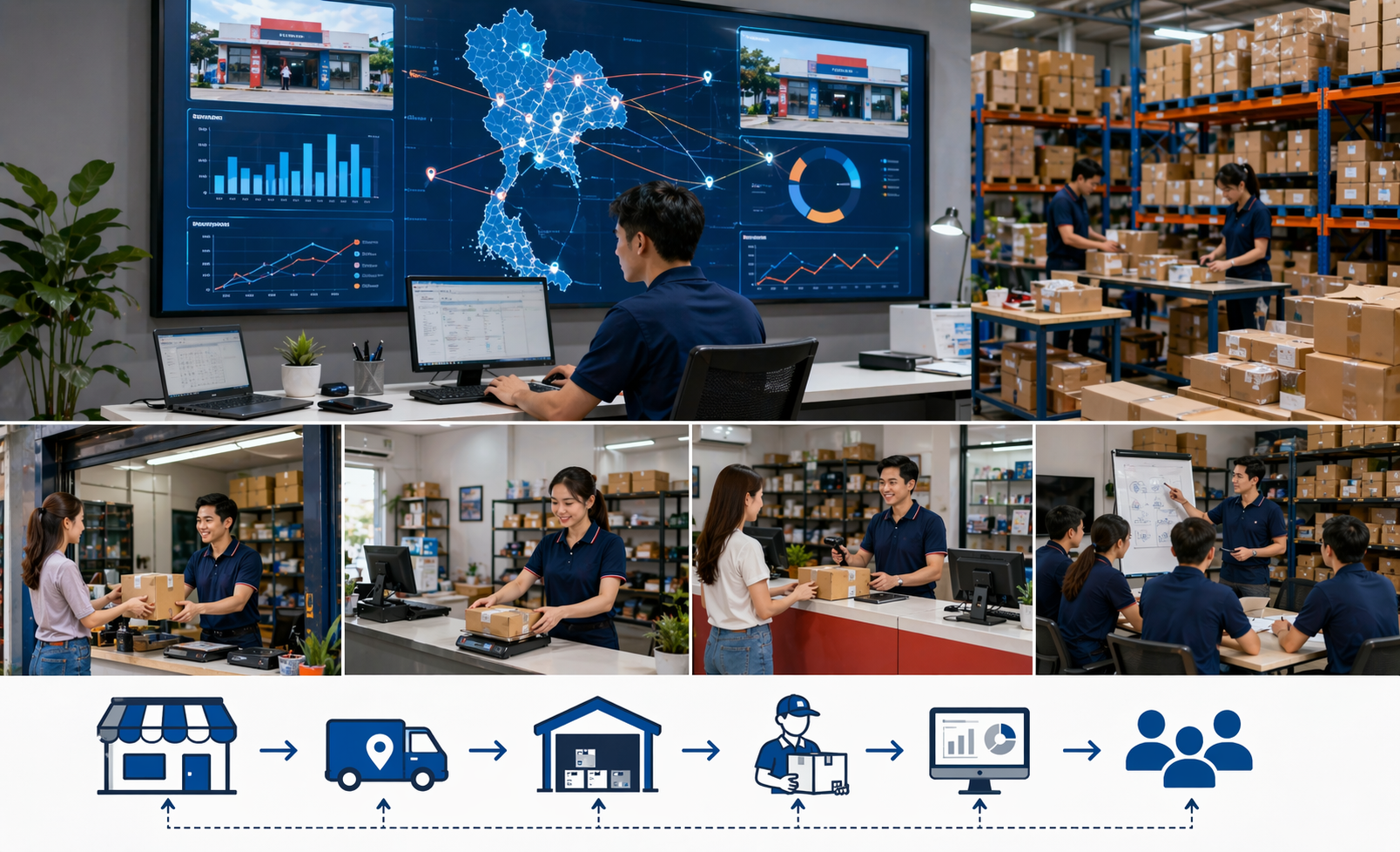 เปิดหลายสาขา ต้องวางระบบยังไง