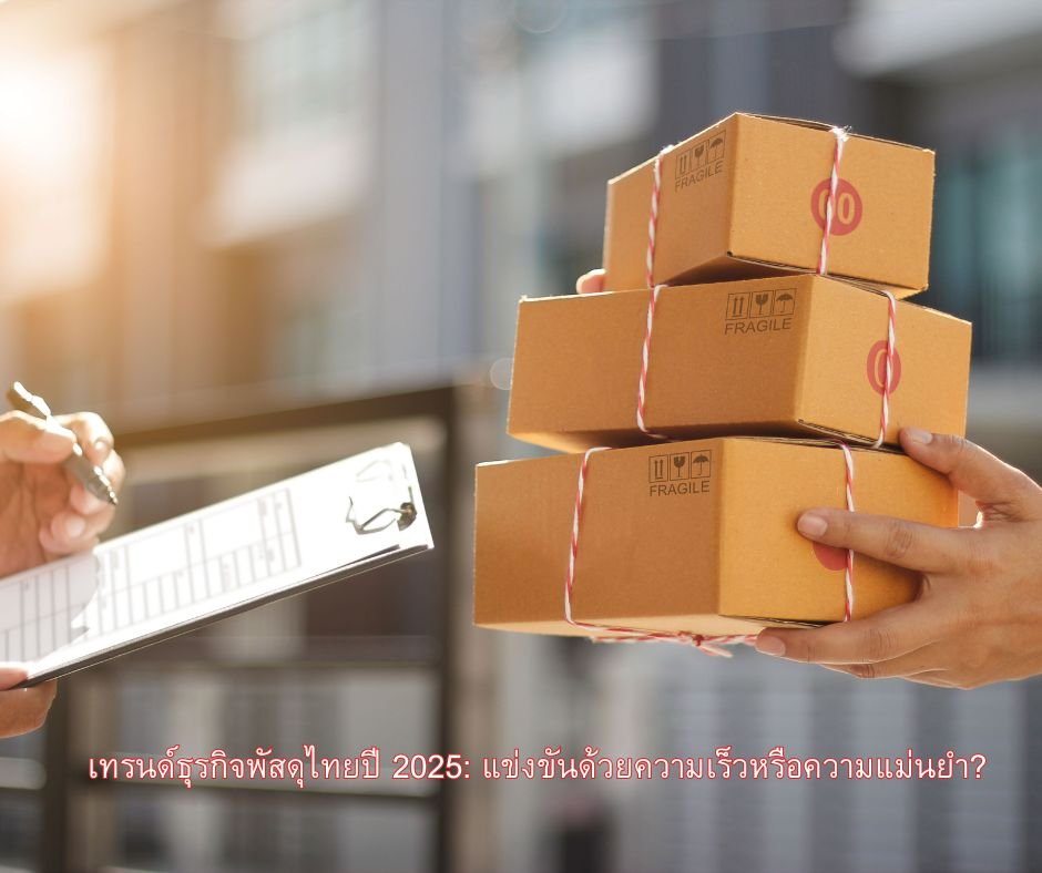 เทรนด์ธุรกิจพัสดุไทยปี 2025: แข่งขันด้วยความเร็วหรือความแม่นยำ?