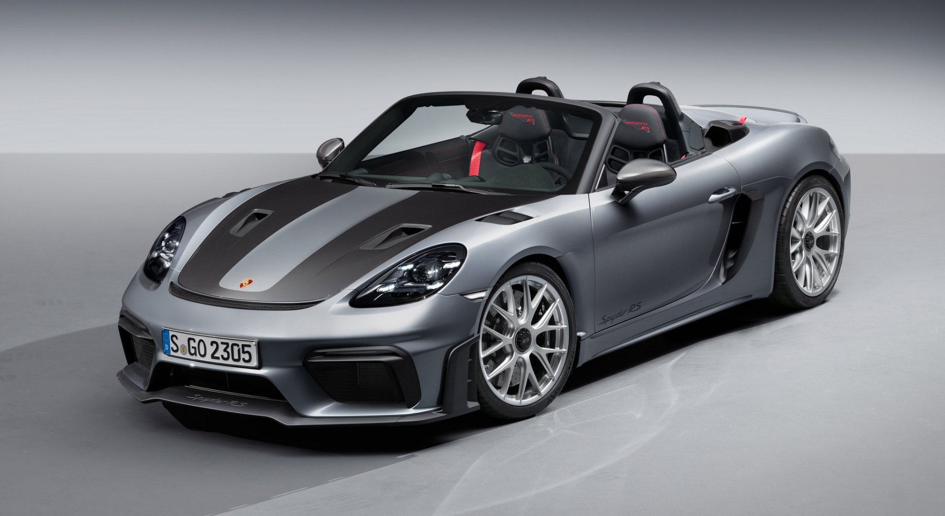 เปิดตัว!! Porsche 718 Spyder RS เปิดประทุนโหดสุดทาง หลังคาอัตโน(มือ)  