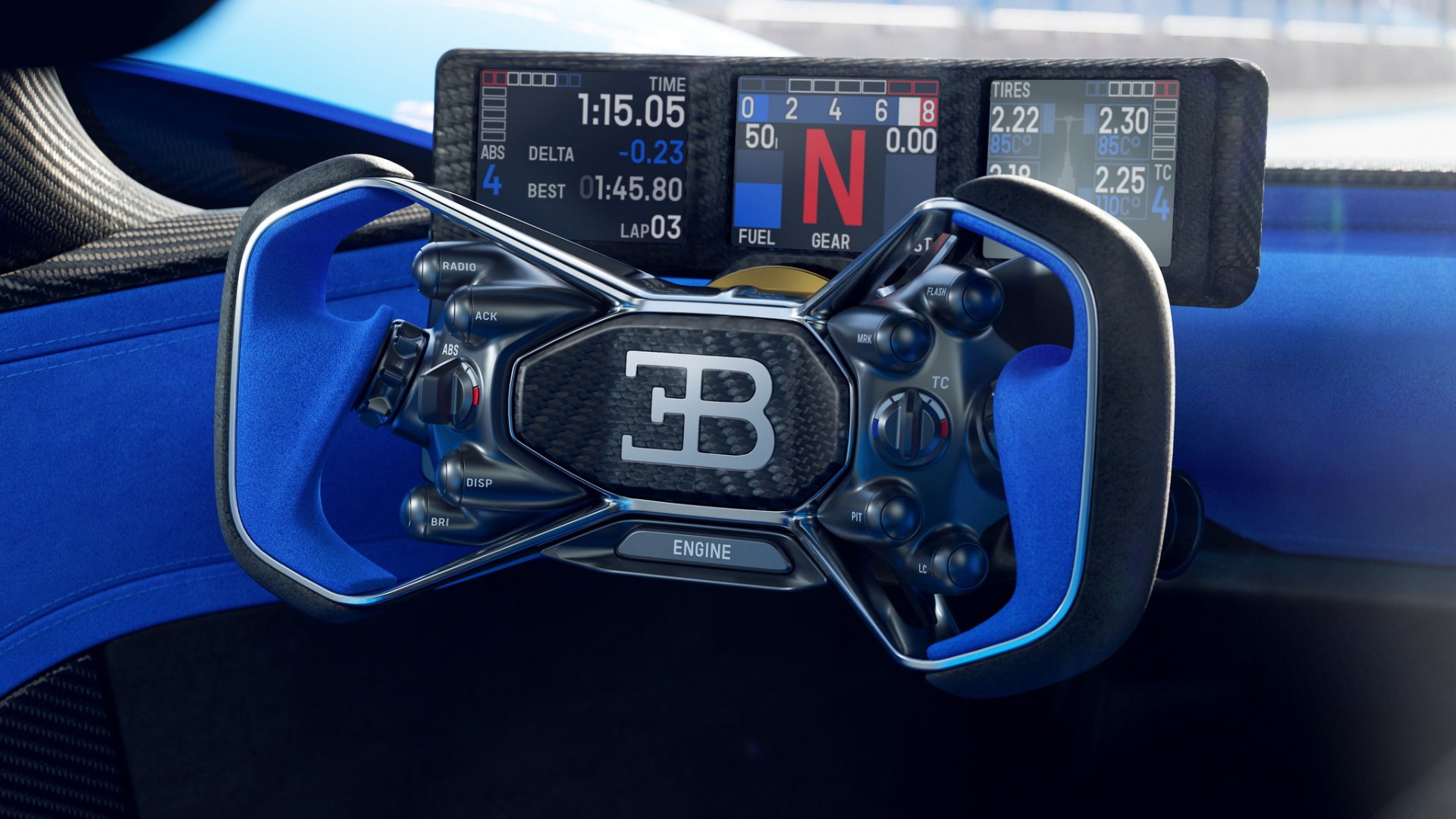 Bugatti Bolide เผยภายในห้องโดยสารสุดโหดแบบเต็มๆ!!
