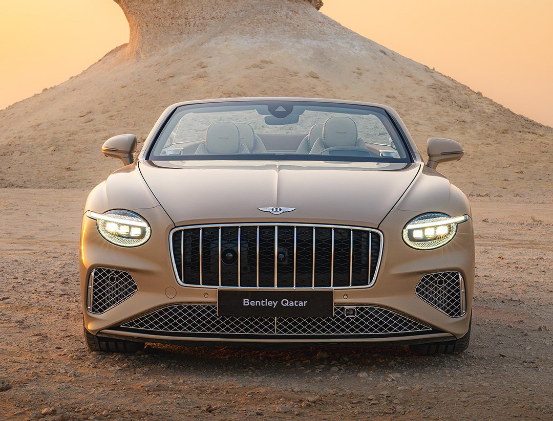 คันเดียวในโลก!! Bentley Continental GTC Azure Mulliner Qatar Edition ผลงานสั่งทำพิเศษ สะท้อนความงดงามทะเลทรายกาตาร์