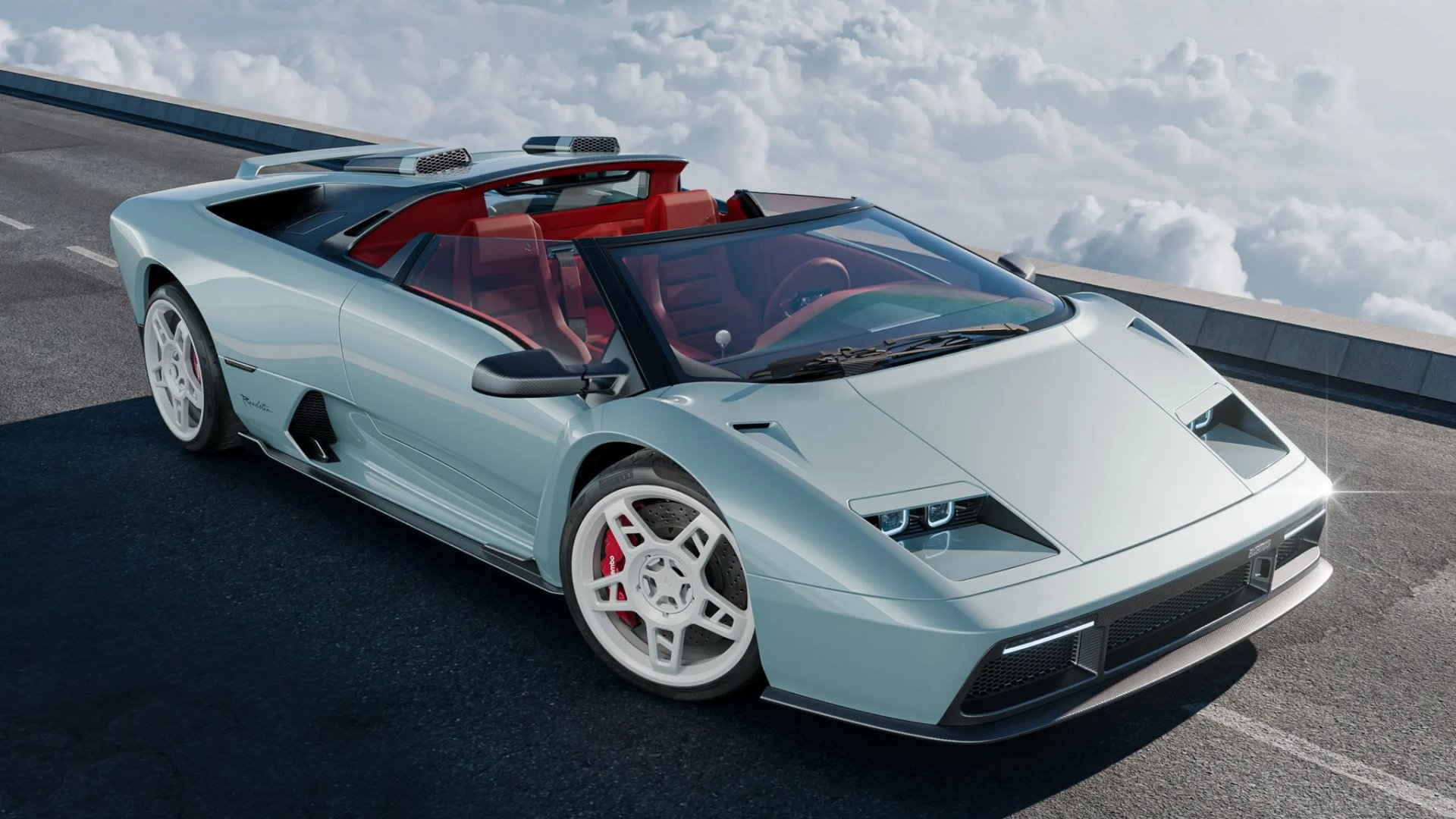 Eccentrica V12 Roadster เปิดประทุนขุมพลัง V12 N/A กำเนิดใหม่ของ Lamborghini Diablo 