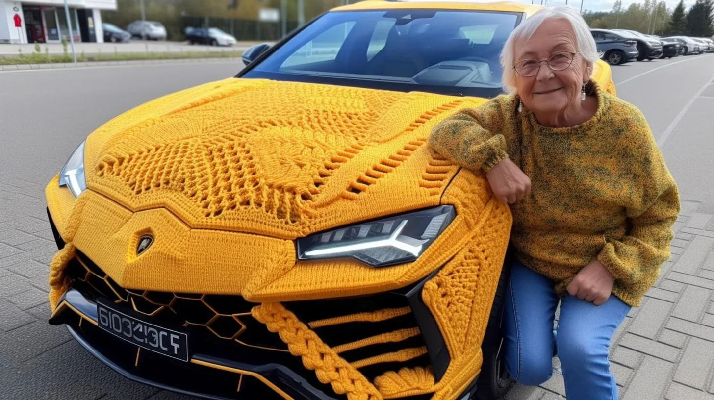 Betty Fisher คุณยายวัย 82 ปี นำ Lamborghini Urus มาถักทอทั้งคัน