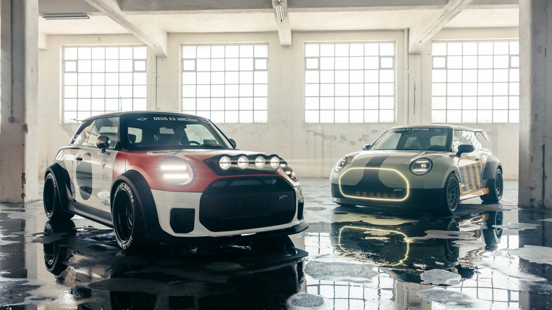 Mini และ Deus Ex Machina ปล่อยผลงานคอลแลป Mini JCW สองรุ่นพิเศษ The Skeg และ The Machina