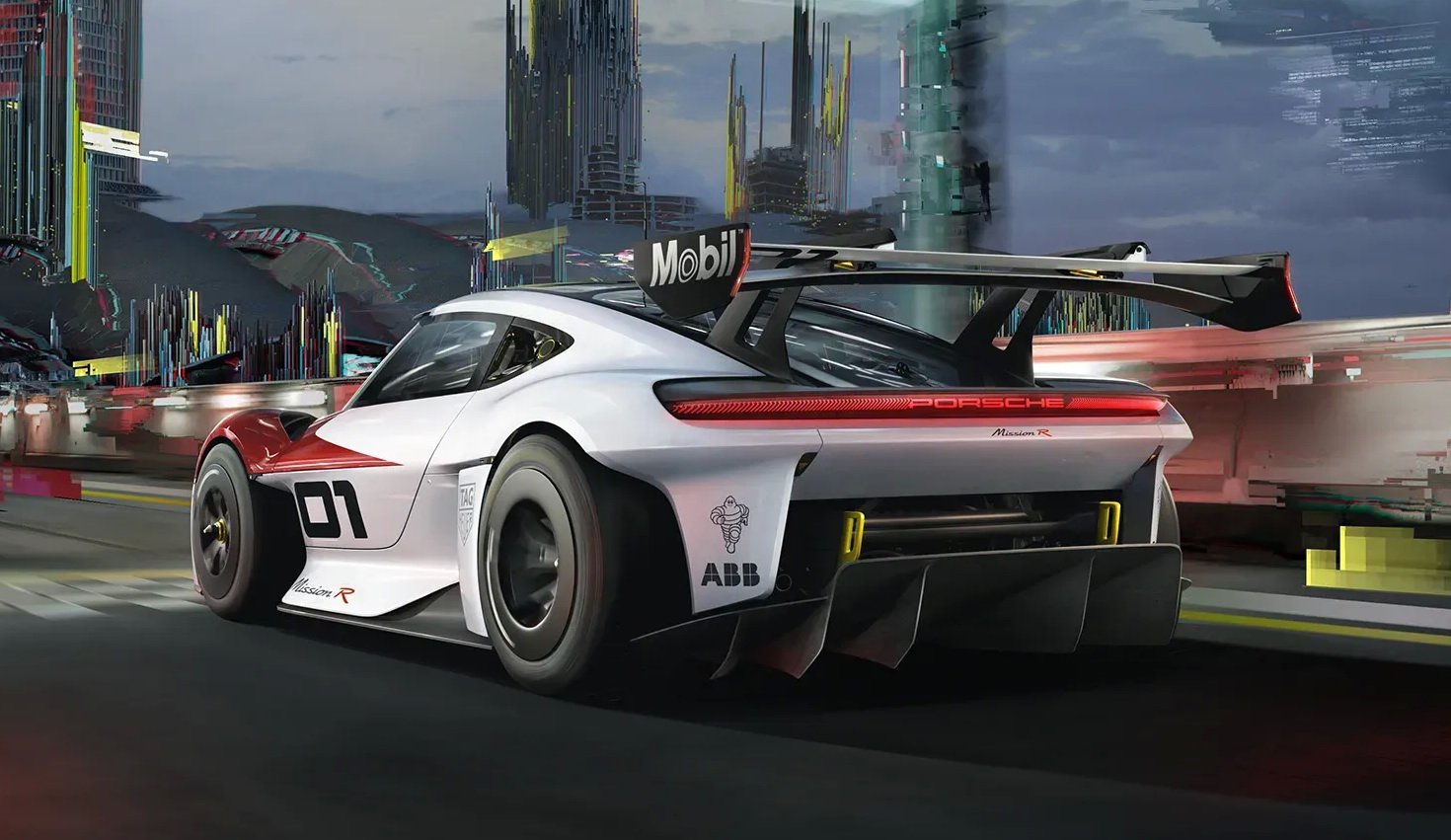 Porsche Mission R รถแข่งพลังงานไฟฟ้า อนาคตของวงการมอเตอร์สปอร์ต