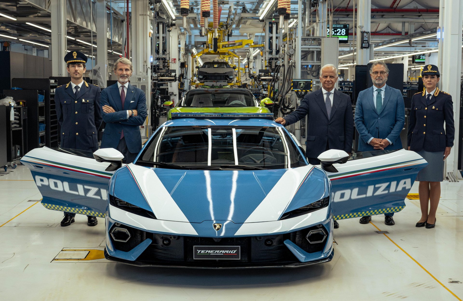 Lamborghini ส่งมอบ Temerario Polizia สำหรับตำรวจอิตาลี