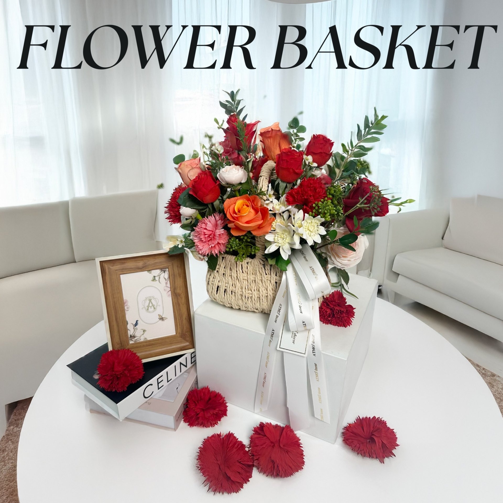 Various Flower Basket