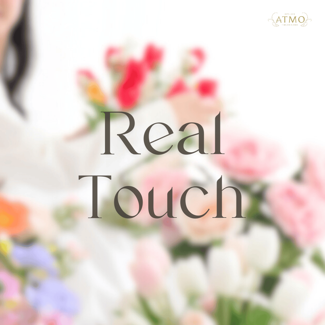 สวยจนแยกไม่ออก! ทำไมดอกไม้ 'Real Touch' ของ Atmo Decor ถึงนิ่มเหมือนจริงขนาดนี้?