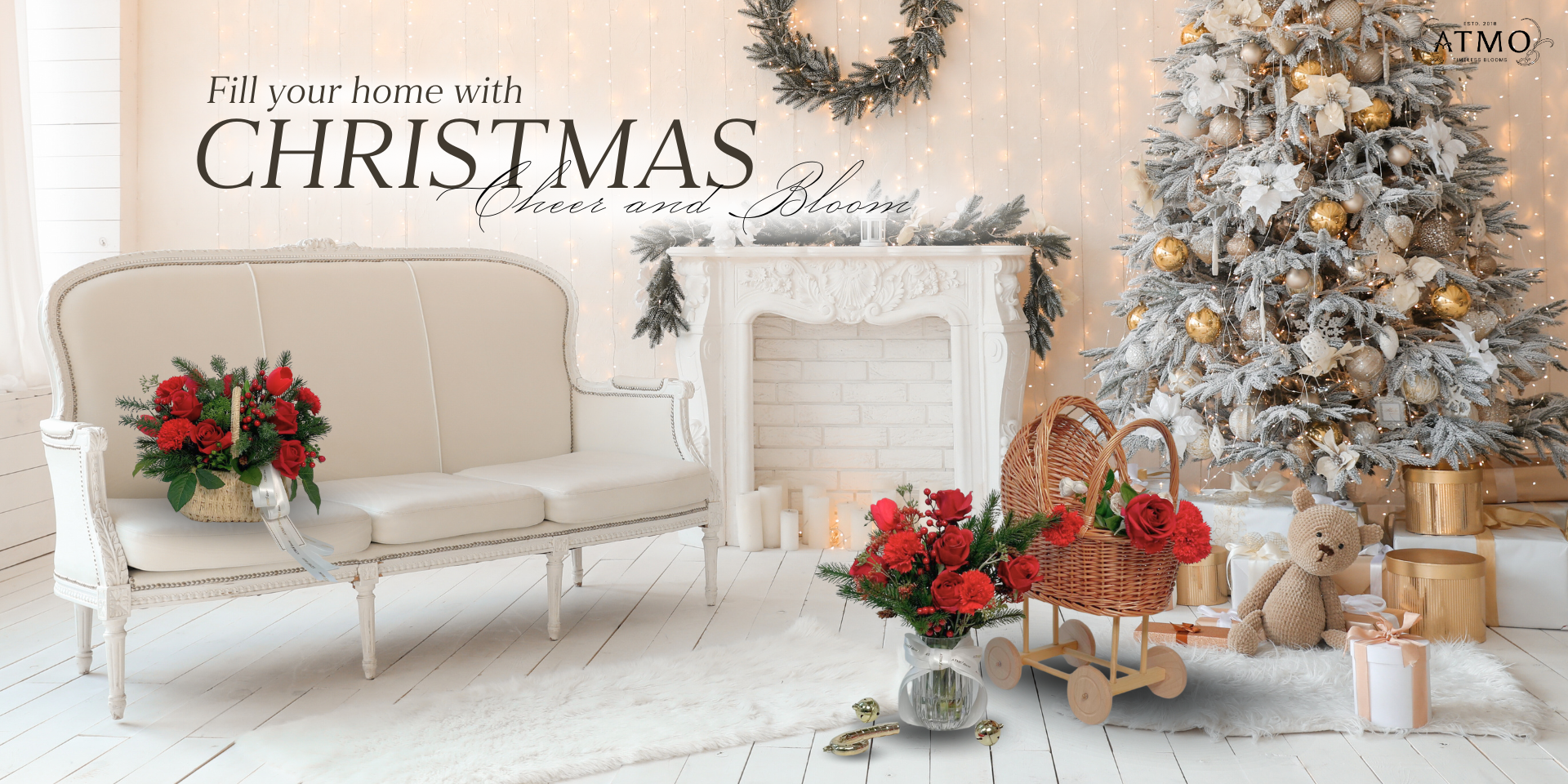 Fill your home with CHRISTMAS Cheer and Bloom