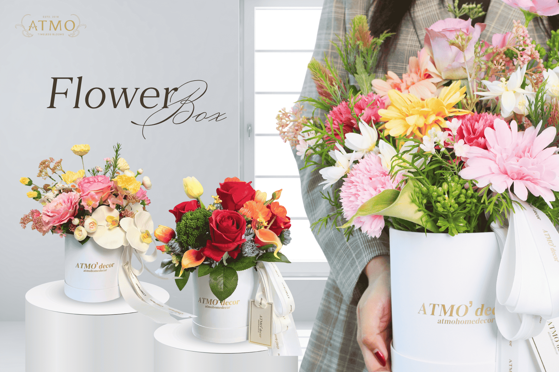 Flower Box คือความงามของดอกไม้และความอ่อนโยนที่จับต้องได้ 