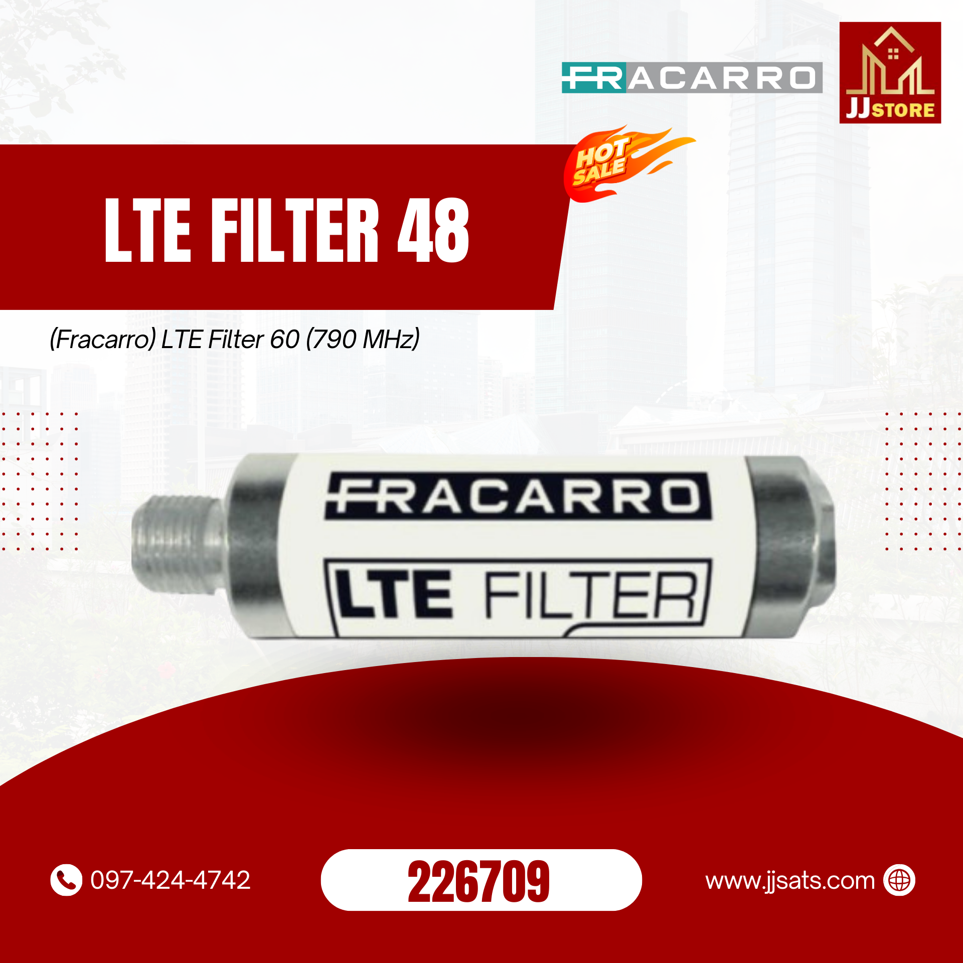 226709 (Fracarro) LTE Filter 60 (790 MHz)
