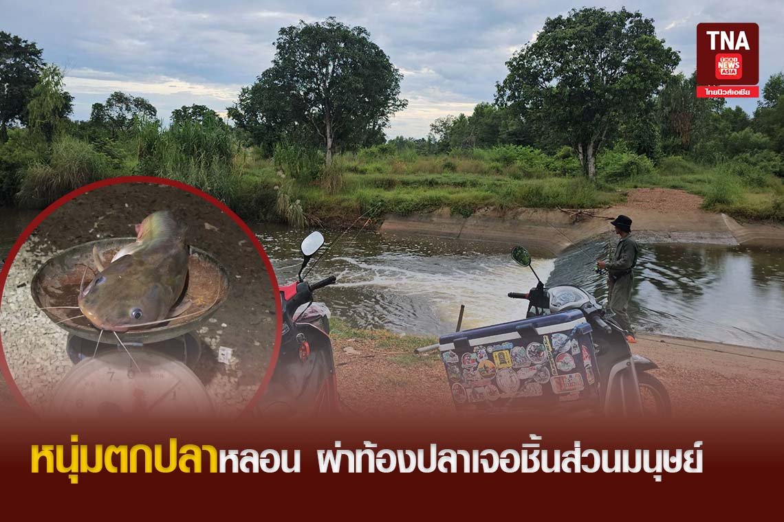 หนุ่มตกปลาหลอน ผ่าท้องปลาเจอชิ้นส่วนมนุษย์ เต็มท้อง