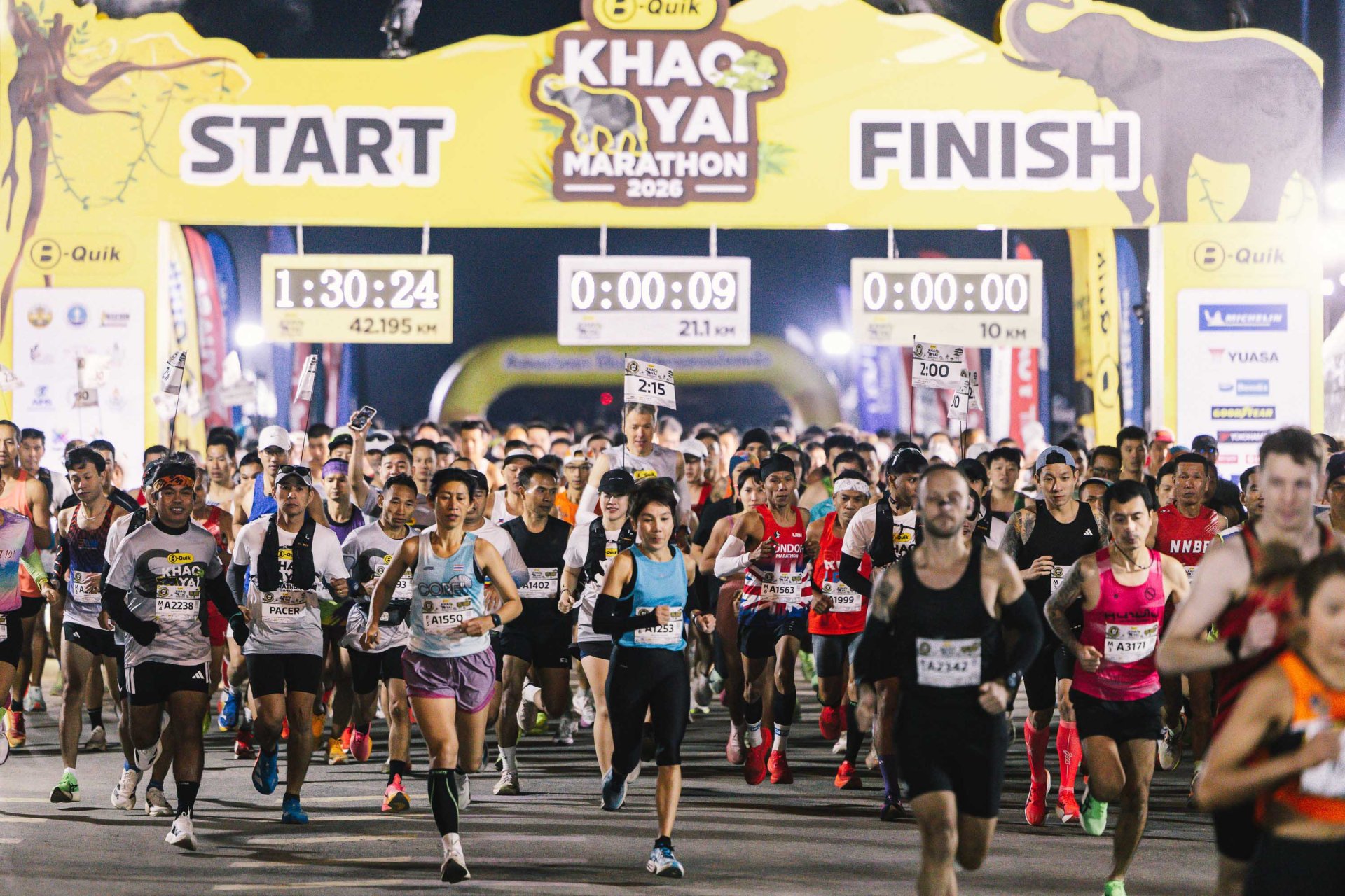 B-QUIK KHAO YAI MARATHON 2026 ยืนหนึ่งสนามวิ่งมาราธอนบนผืนป่ามรดกโลกต่อเนื่องเป็นปีที่ 2 พร้อมกระแสตอบรับอย่างล้นหลามจากนักวิ่งทั่วประเทศกว่า 8,000 คน