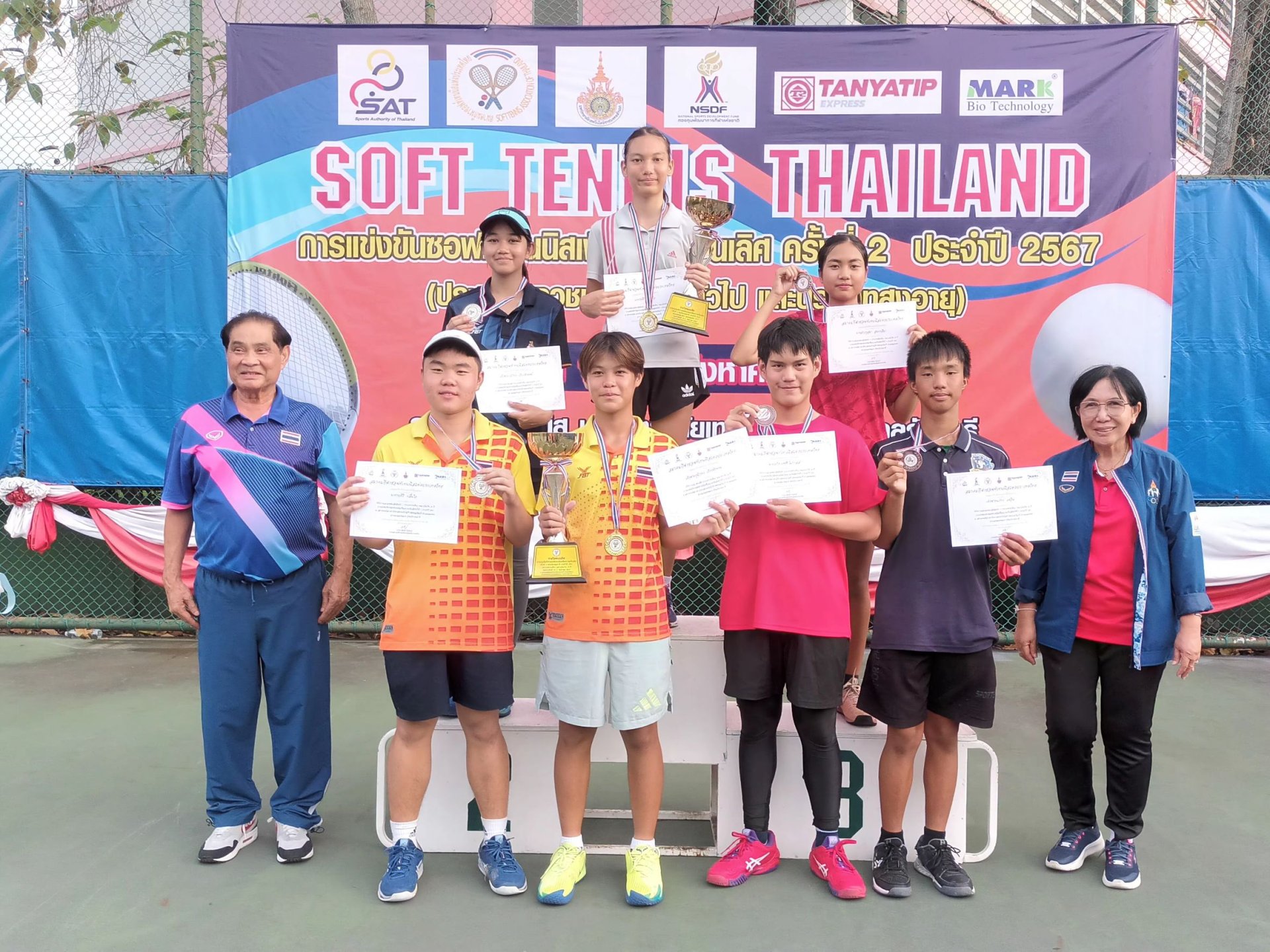 ส.ซอฟท์เทนนิสจับตา4เยาวชนชายที่โชว์ฟอร์มได้อย่างโดดเด่นจากการแข่งขันครั้งที่2ที่ผ่านมา